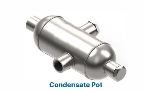 Galvanized Stainless Steel Condensate Pot