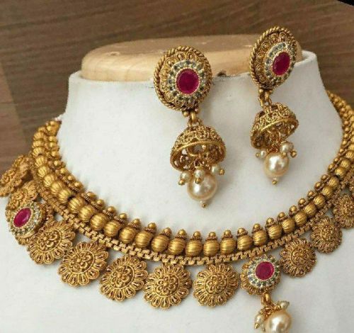 Antique Gold Jewelry, Purity : 22k, 18k