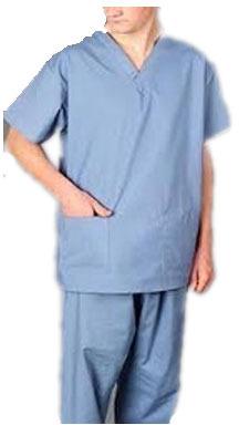 Plain Cotton Patient Scrub Suit, Size : M, XL, XXL, X