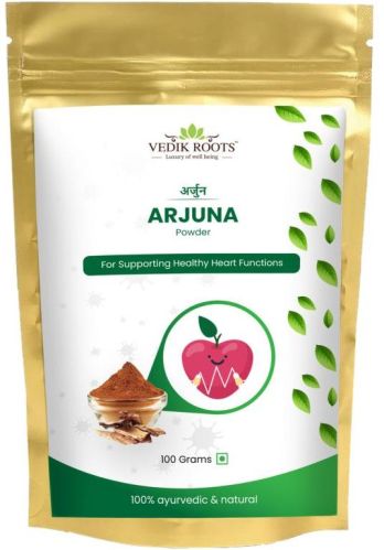 Vedikroots Pure Arjuna Chaal Powder, Color : Brown
