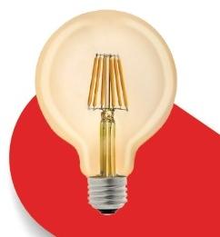 IMEE-AFG95 Antique Filament LED Bulb, For Home, Mall, Hotel, Office, Specialities : Durable, Easy To Use