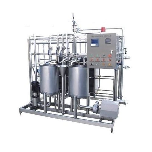 Silver Fully Automatic Electric Milk Processing Plant, For Dairy Industry, Capacity : 500 Litres/HR