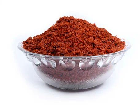 Brown Powder Blended Kanda Lasun Masala, For Cooking, Certification : FSSAI Certified