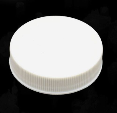 White Round Plain Plastic Screw Bottle Caps, Size : 45 Mm