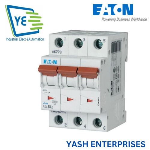 EATON MCB (242489) PLSM-D4/3-MW MCB 4A 3 Pole D Curve