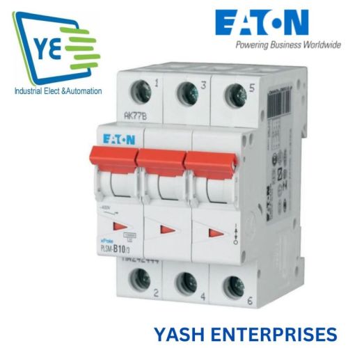EATON MCB (242493) PLSM-D10/3-MW MCB 10A 3 Pole D Curve