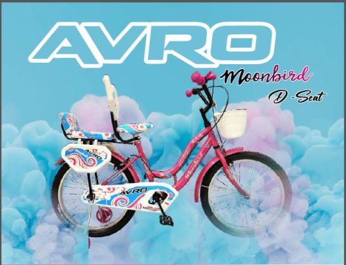 Pink Avro Moonbird D-seat Kids Bicycle, Frame Material : Steel