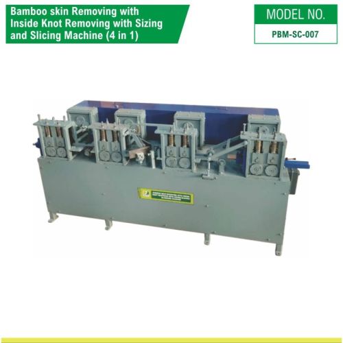 Bamboo Skin Sizing and Slicing Machine