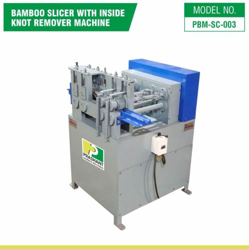Bamboo Slicer With Inside Knot Remover Machine
