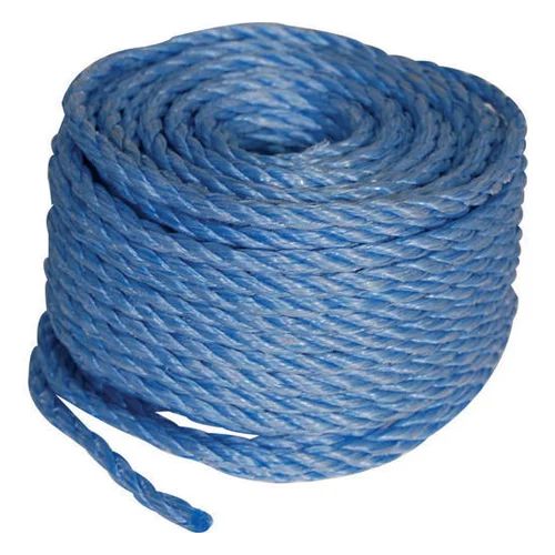 Twisted Blue Nylon Rope, For Industrial, Length : 50-100 M/reel