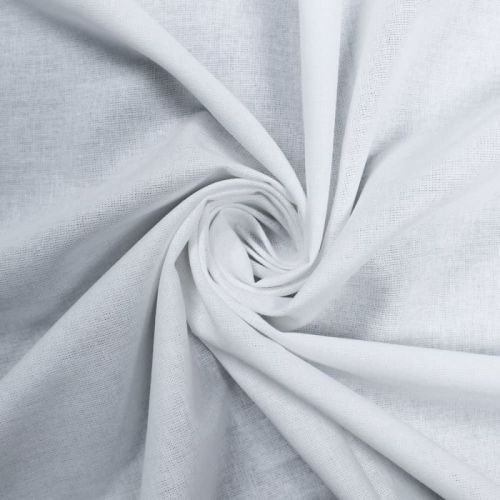 White Plain Holland Cotton Fabric, For Garments, Packaging Type : Roll