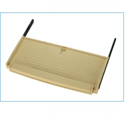 Off White Rectangular Plain PVC Keyboard Tray