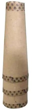 Brown Black Star Textile Paper Cone