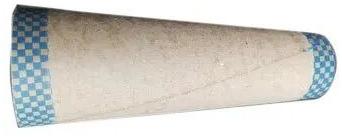 Blue Checks Textile Paper Cone, Color : Brown