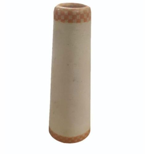 Orange Checks Textile Paper Cone, Color : Brown