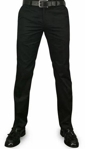Plain Mens Black Trousers, Speciality : Anti-Wrinkle, Anti-Shrink