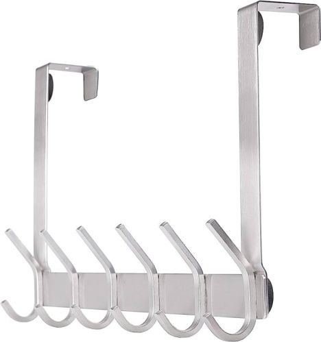 Gray Polished Stainless Steel Door Hook