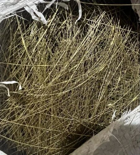 Golden Brass Wire Scrap, For Industrial Use