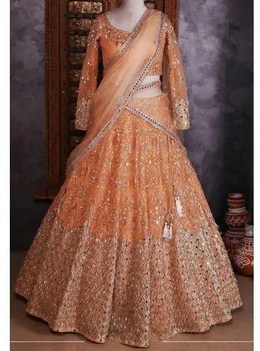 Georgette Ladies Designer Lehenga Choli, Feature : Easy Washable, Dry Cleaning, Breathable