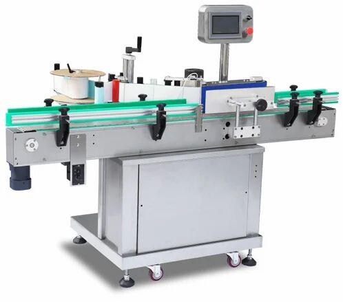 Automatic Round Bottle Sticker Labeling Machine