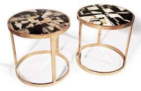 Three Legged Side Table With Wooden Top