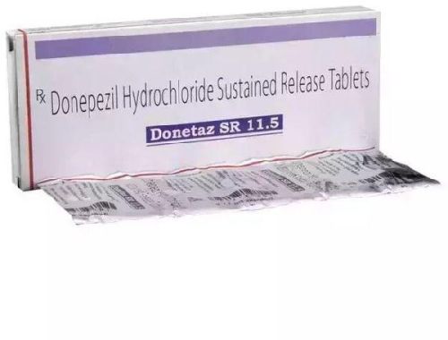 Donepezil (11.5mg) Donetaz SR 11.5mg Tablet, For Clinical, Hospital, Personal, Grade : Medicine Grade