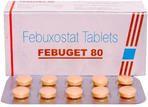 Febuxostat (80mg) Febuget 80mg Tablet, For Clinical, Hospital, Personal, Grade : Medicine Grade