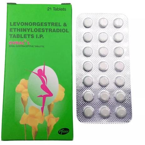 Ovral L Tablet, For Clinical, Hospital, Personal, Grade : Medicine Grade