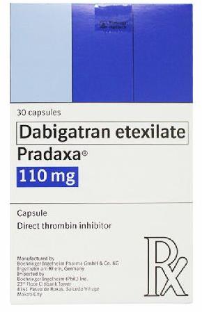 Pradaxa 110mg Capsule, Packaging Type : Box