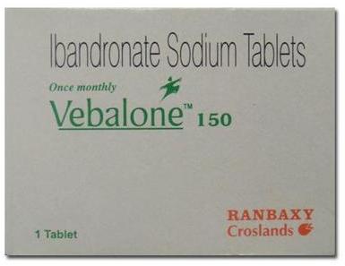 Ibandronic Acid (150mg) Vebalone 150mg Tablet, For Clinical, Hospital, Personal, Grade : Medicine Grade