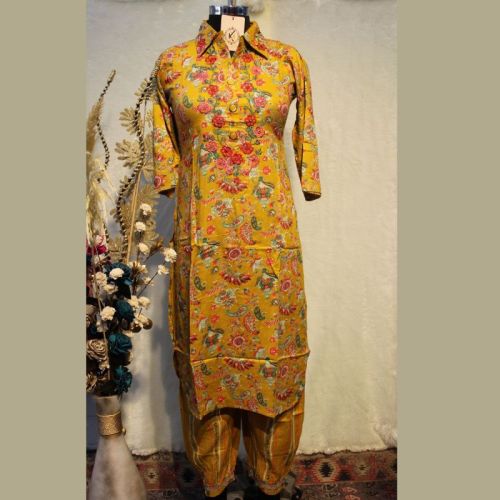 Rayon Kurti Pant Set, Size : M, L, XL, XXL