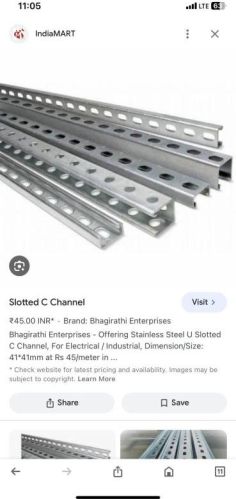 C Channel Profile, Size : Multisizes