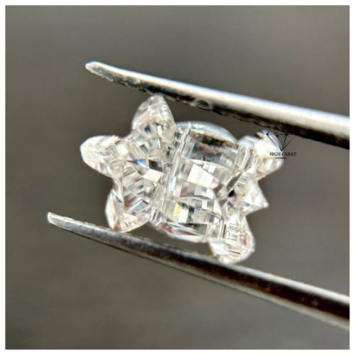 Tortoise Cut Lab Grown Diamond, For Jewellery Use, Packaging Type : Box