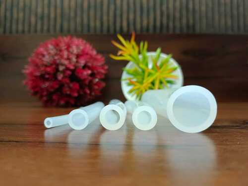White Round Flexible Silicone Pipes, For Water Supply, Size : Standard