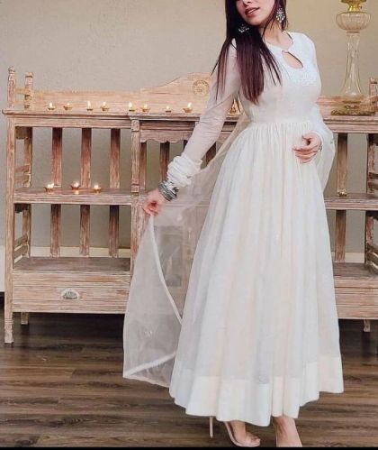 Ladies Chiffon Sleeveless Kurti, Size : M, XL