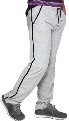 Terry Lycra Mens Track Pant, Color : Grey