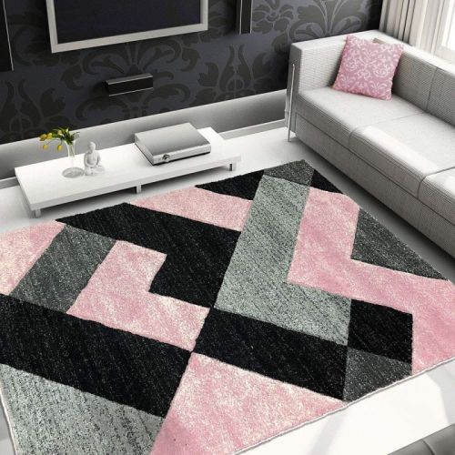 Hand Tufted Wool Silk Blended Yarn Carpet