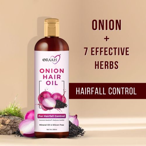 Onion Hair Oil For Hair Fall Control