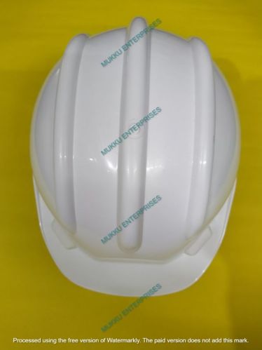 White Karam Safety Helmet With Ratchet, For Construction, Industrial, Certification : ISI Certified