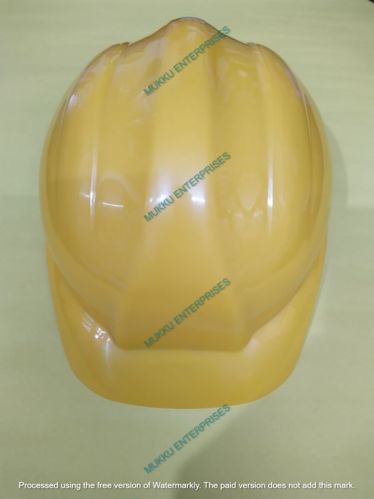 Yellow Udyogi Safety Helmet Without Ratchet, For Construction, Style : Half Face