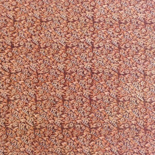 Multi Colour Hp003 Kalamkari Block Printed Cotton Fabric, For Garments, Packaging Type : Poly Bag