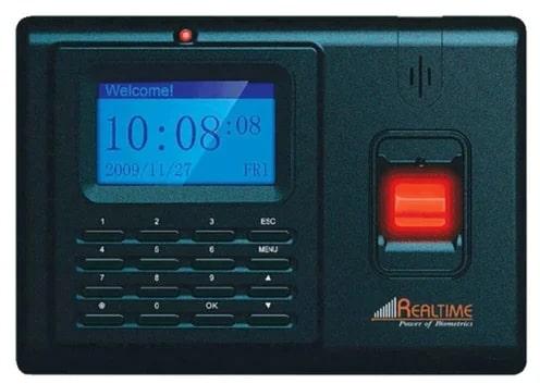 Realtime T6 Biometric Attendance Machine, Color : Black