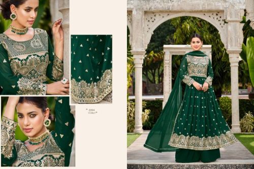 Designer Georgette Sharara Suit Set, Size : All Sizes