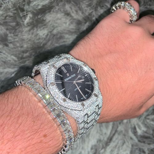 Mens Audemars Piguet Lab Grown Diamond Watch