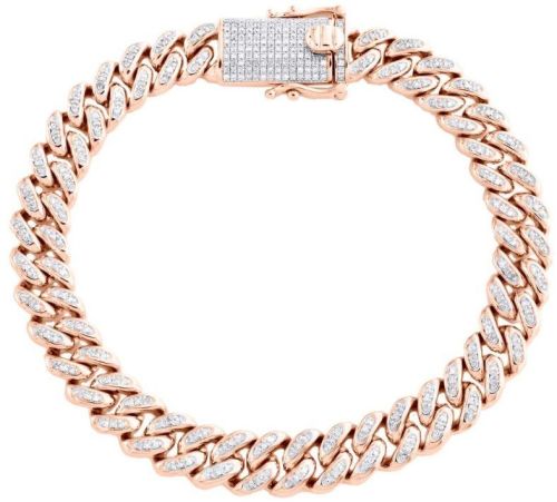 Mens Natural Diamond Bracelet, Feature : Finely Finished, Attractive Look