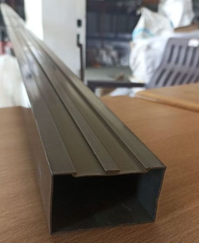 Powder Coated Single Groove Aluminium Section, For Door, Window, Feature : Corrosion Proof, High Strength