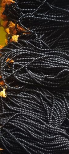 Black Natural Karungali Mala, For Japa, Religious, Material Shape : Round