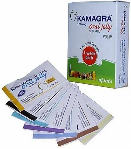 Kamagra Oral Jelly Vol 4, Packaging Type : Box