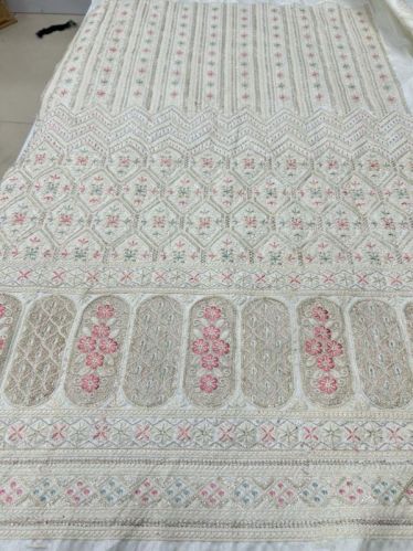 Embroidered Banglori Bada Panna Sherwani Fabric, For Ethnic Wear, Garments, Technics : Embroidery Work