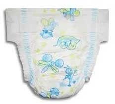 White Cotton Printed Disposable Baby Diaper, Age Group : 3-12 Months